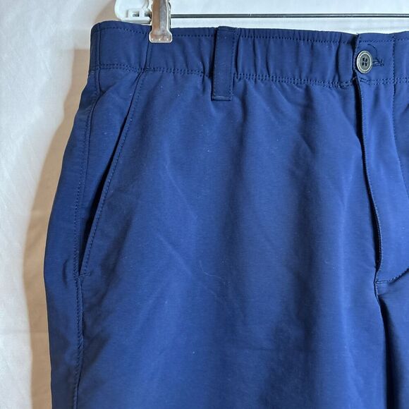 Under Armour Men's Match Play Performance Stretch Golf Shorts Size 36 Navy Blue - Picture 2 of 14